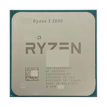 ONWEBAYK CPU R 5 3600 R5 3600 3.6 GHz Six-Core Twelve-Thread CPU Processor 7NM 65W L3=32M 100-000000031 Socket AM4