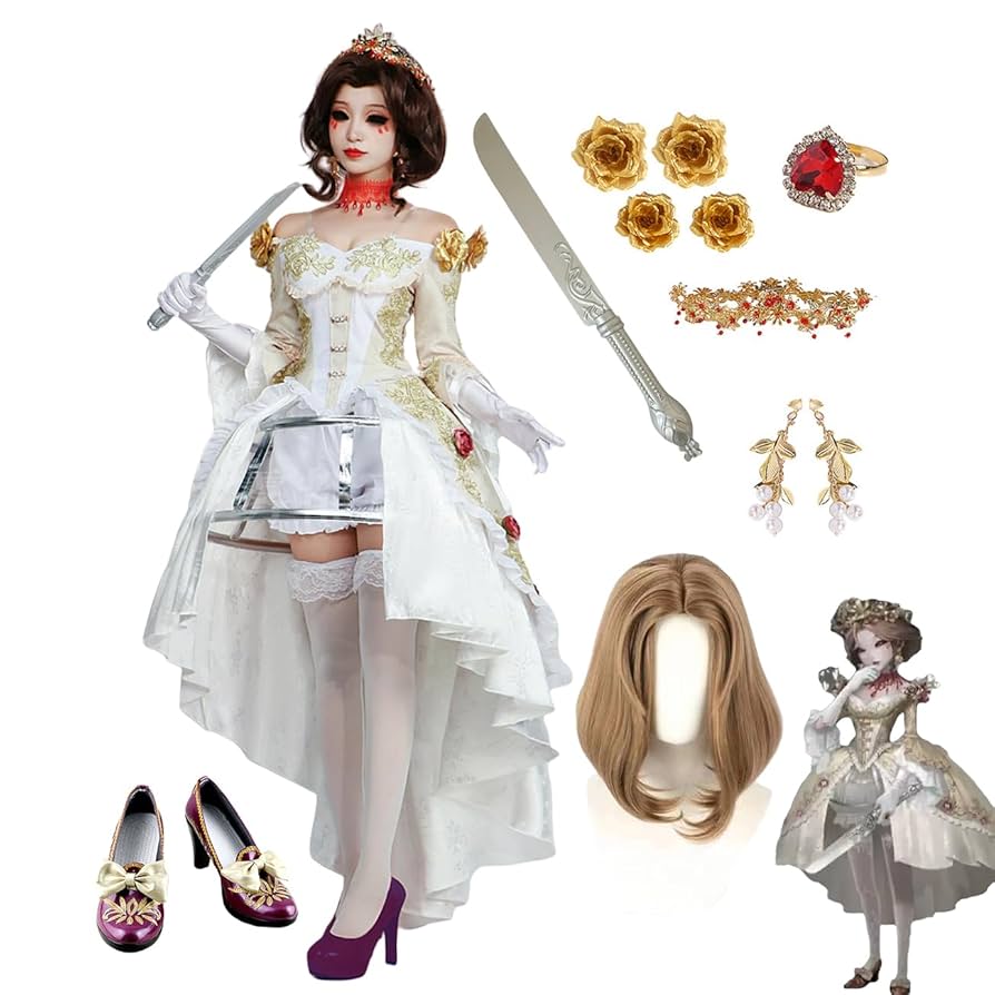 Amazon.co.jp: [HAOJEE]第五人格 紅夫人コスプレ衣装 血の女王