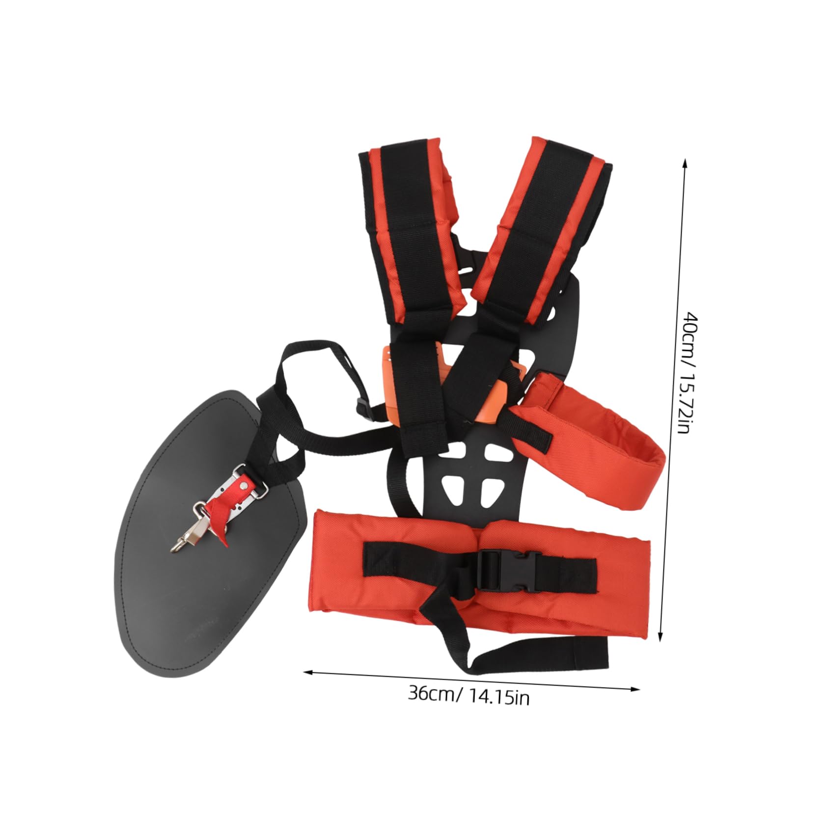 Yardwe Tracolla Doppia Spalla a Forma di W Imbottito per Decespugliatore e Tosaerba, Comoda e Riduce L'affaticamento, Cintura Ergonomica per Giardinaggio