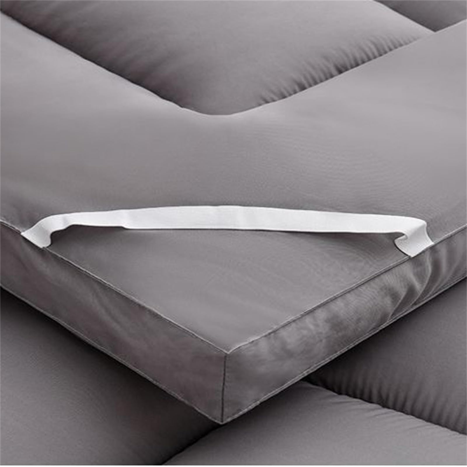 Matelas Futon Japonais, Tatami Épais, Portable et Pliable, for Camping-Car, Intérieur et Extérieur, for Un Sommeil Réparateur(Gray,120x200cm)