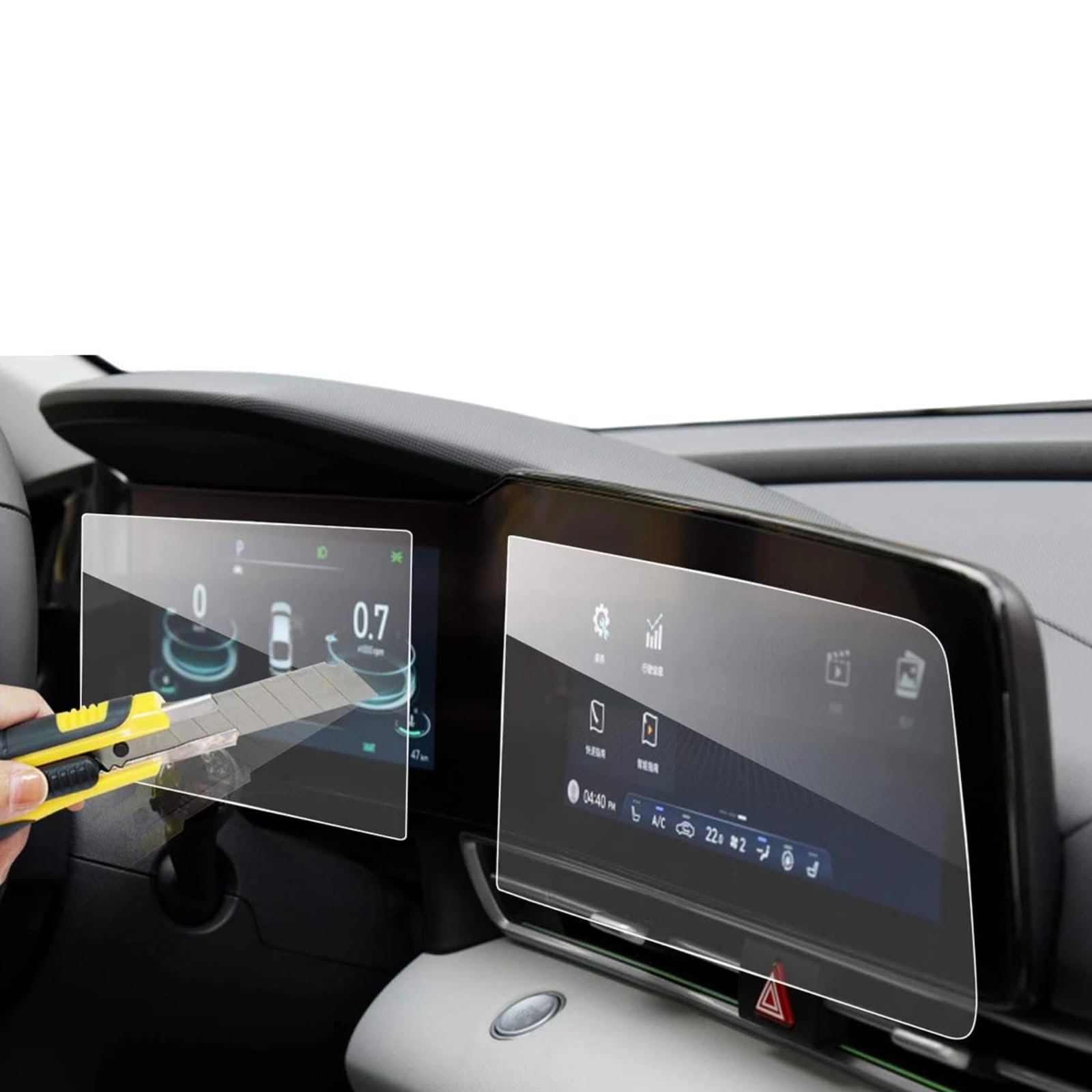 Nawigacja samochodowa Szkło hartowane Ekran LCD Folia ochronna Naklejka Osłona Dla Hyundai Elantra 2021