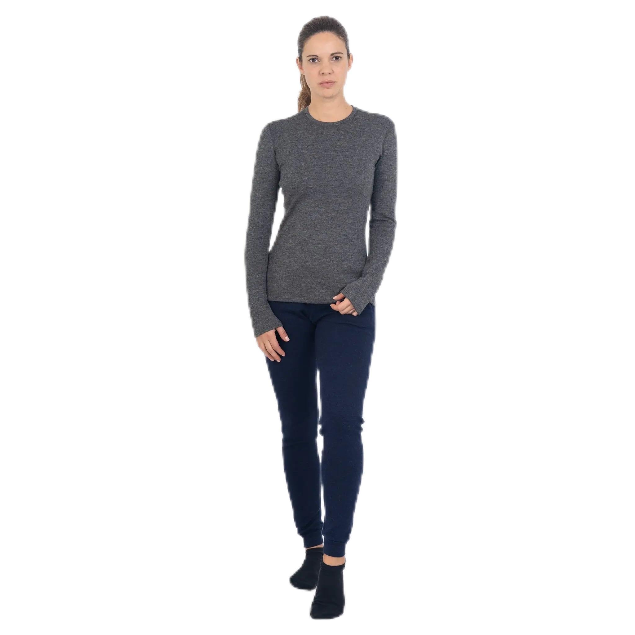 Womens Alpaca Wool Sweater 300 Lightweight