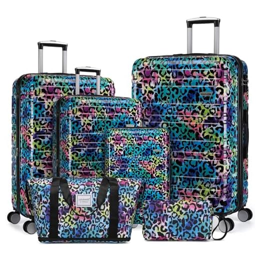 Why shouldn't you tie a ribbon on your luggage Expandable Leopard Luggage Set, 6 Piece