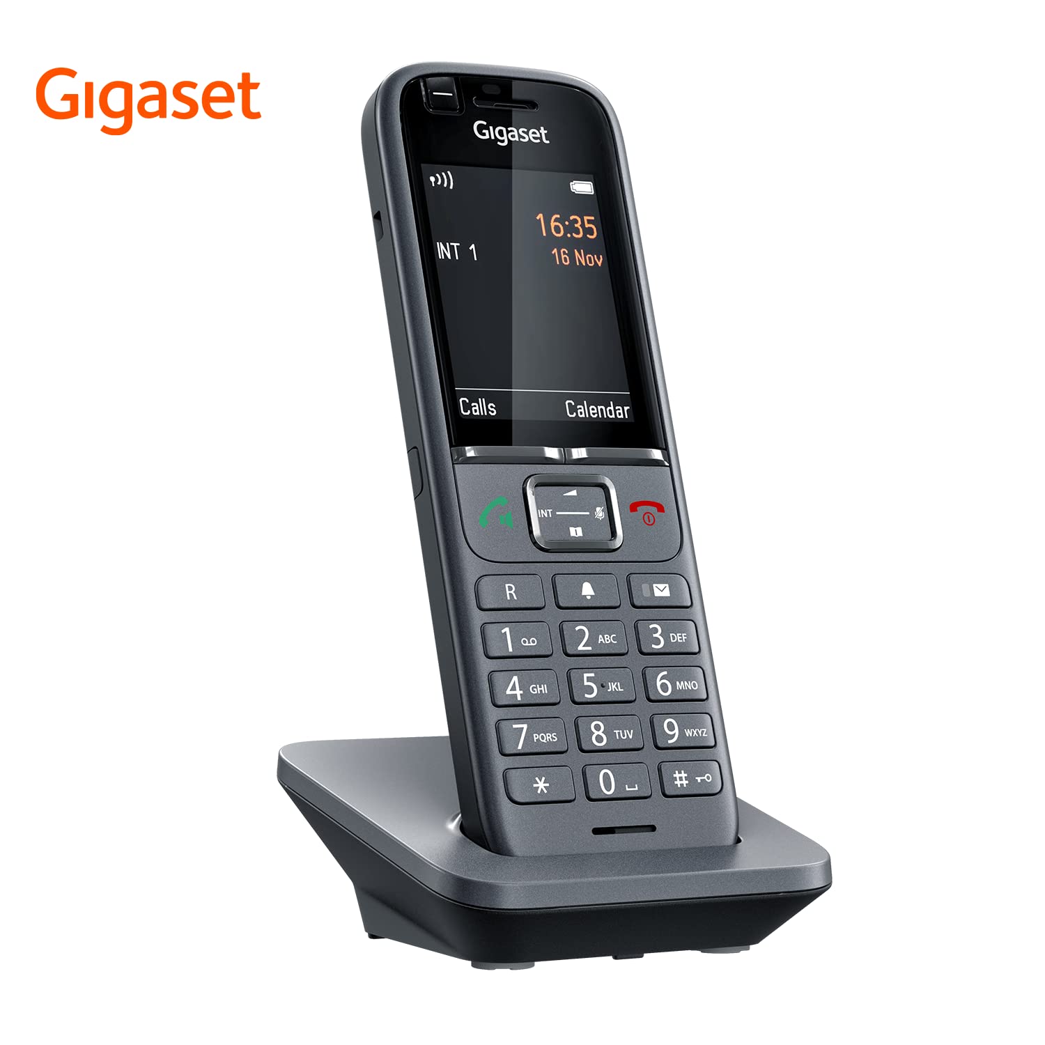 Gigaset S700H PRO – schnurloses Business DECT-Telefon mit großem Farbdisplay - brillante Audioqualität - Bluetooth 2.0 - LED für optische Rufanzeige, schwarz
