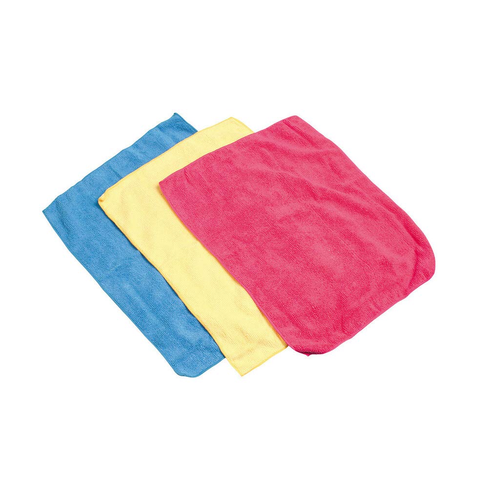 LAMPA 37713, Multi-Colour Microfibre Cloths, 40 x 30 cm, Multi-coloured, 40x30 cm