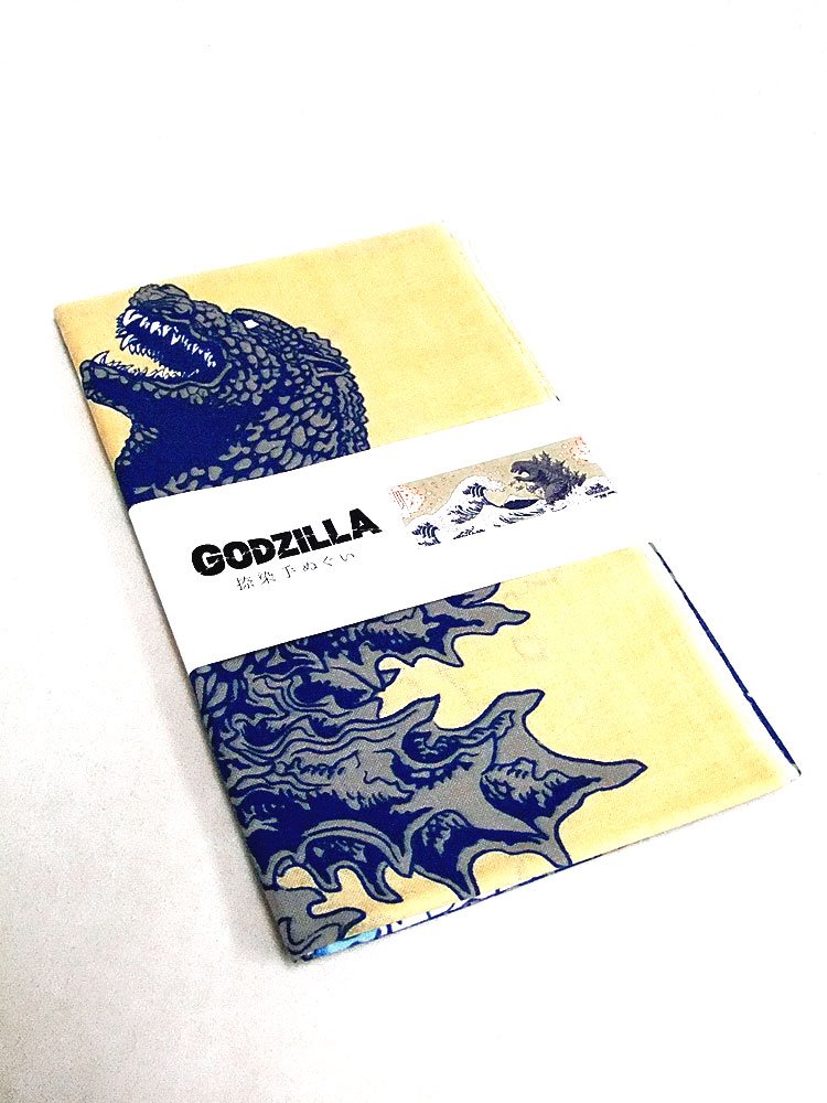 ゴジラ 葛飾北斎 コラボてぬぐい 額装 ゴジラ 葛飾北斎 コラボてぬぐい 額装 ゴジラ 葛飾北斎 コラボてぬぐい