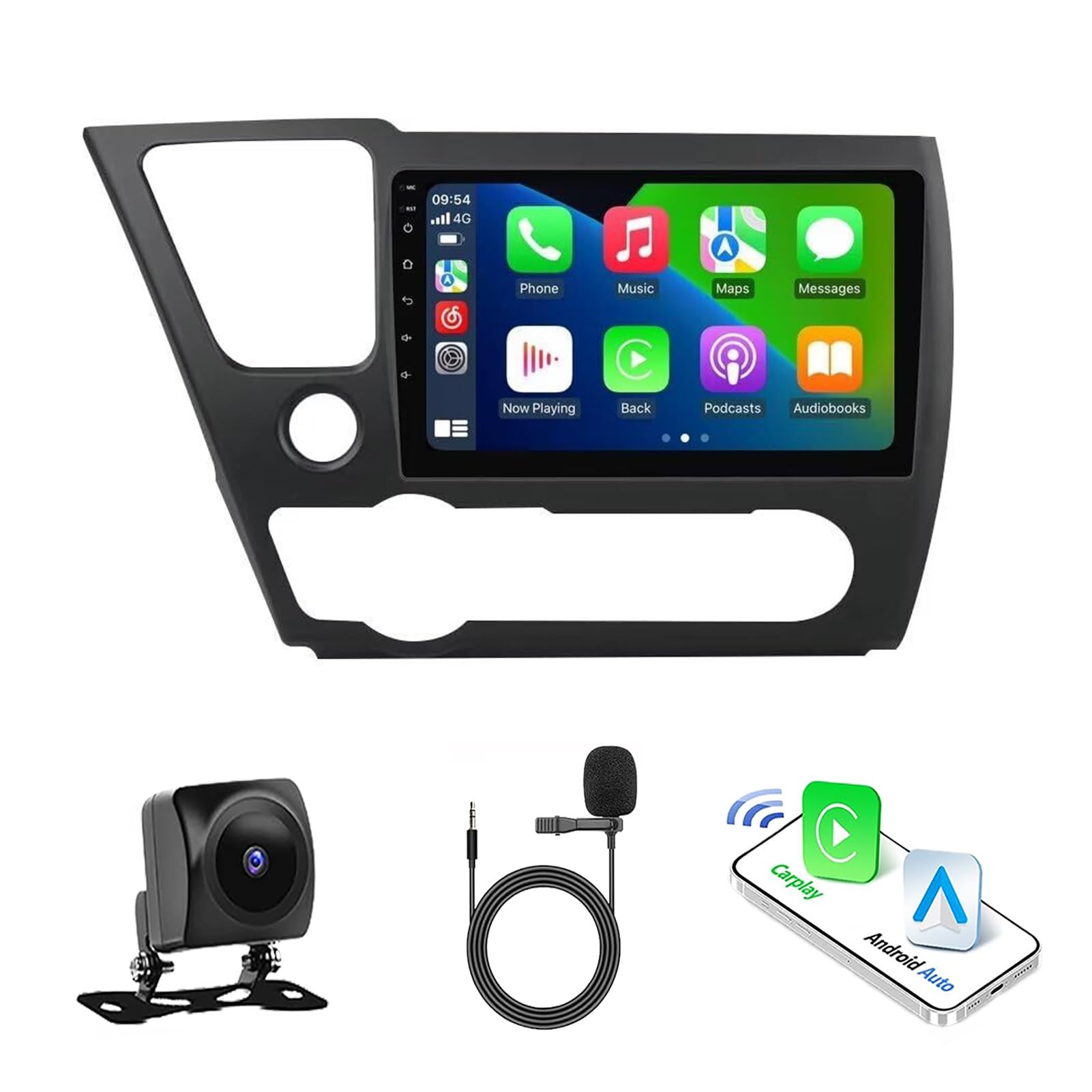 Car Radio Stereo for Honda Civic 2013 2014 2015, Android 13, 9