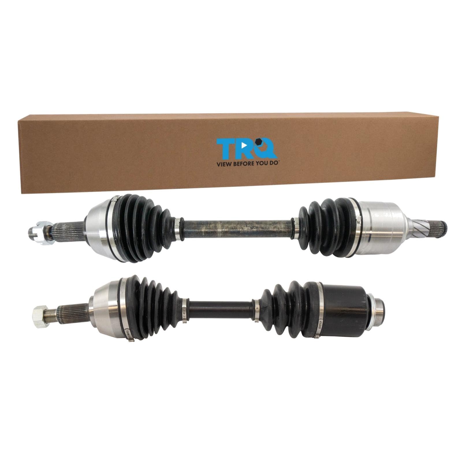 TRQ Front Driver and Passenger Side CV Axle Assembly Set 2 Piece