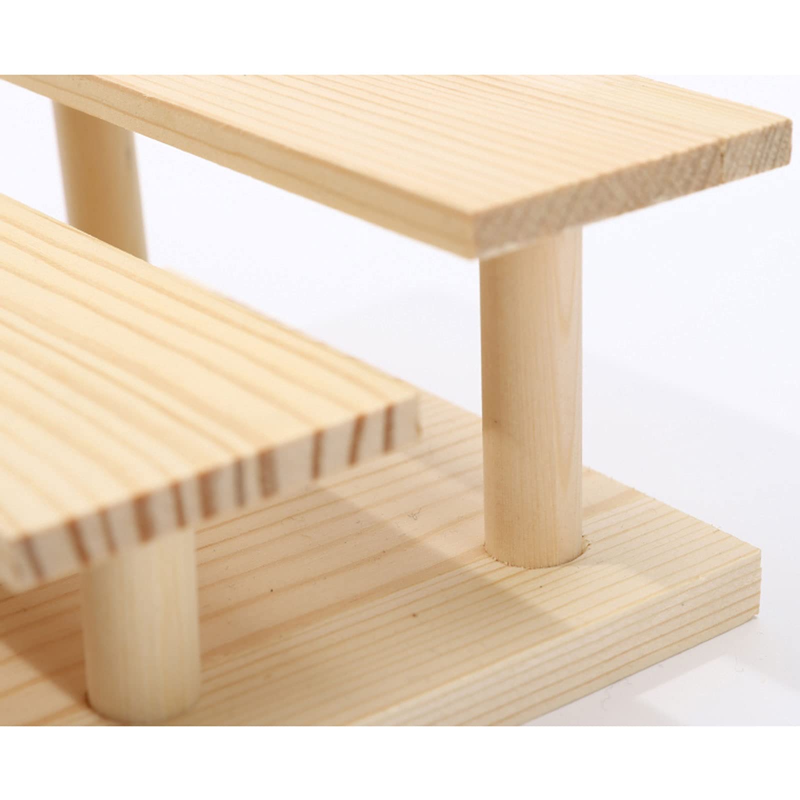 Brillenhalte Multi-Slot-Tisch-Aufbewahrungsbox for Sonnenbrillen aus modernem, natürlichem Massivholz, Brillen-Ausstellungstablett, 2/3/4 Fächer Brillenständer (Size : L)