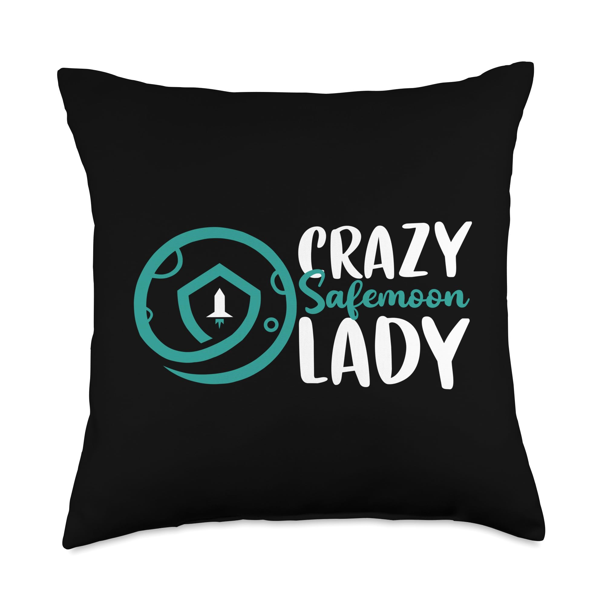 Amazon.com: Safemoon Crypto Blockchain Vibes Crazy Safemoon Lady Funny Cryptocurrency  Blockchain HODL Throw Pillow, 18x18, Multicolor : Home & Kitchen