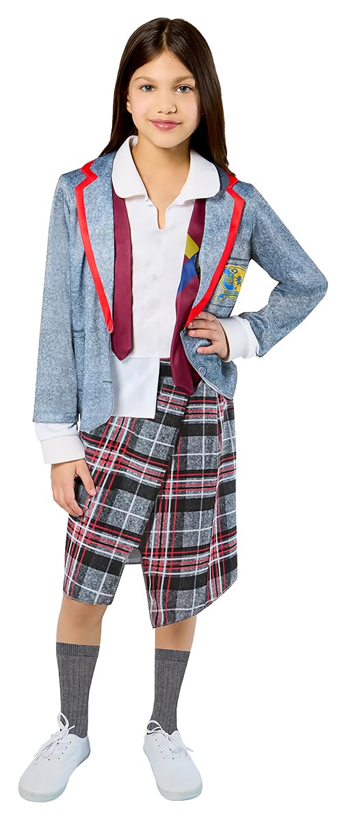 Rubies 1001531-S Disfraz Astrid Uniforme Inf Beetlejuice Costume, Multicoloured, 7-8 años