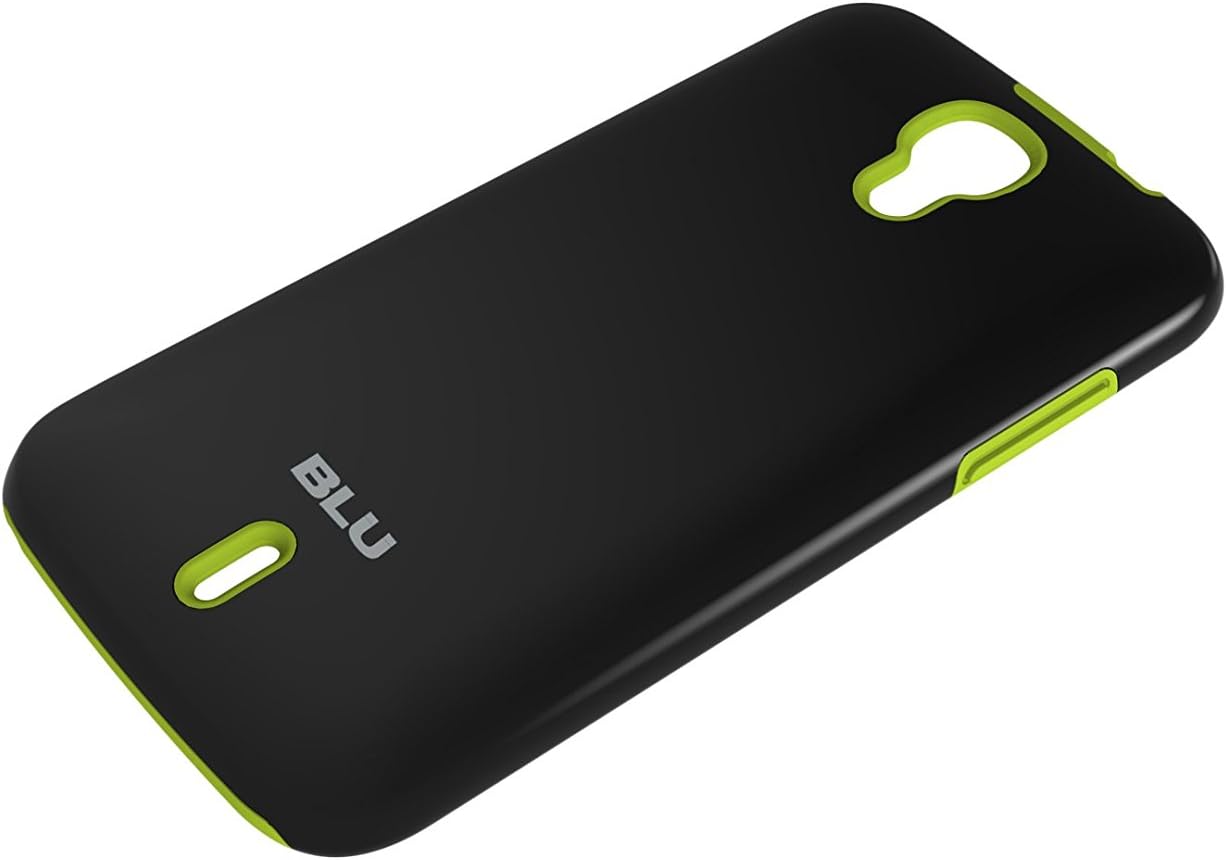 BLU ArmorFlex PC+silicon case for Studio 6.0 HD - Carrying Case - Retail Packaging - Black+NeonYellow
