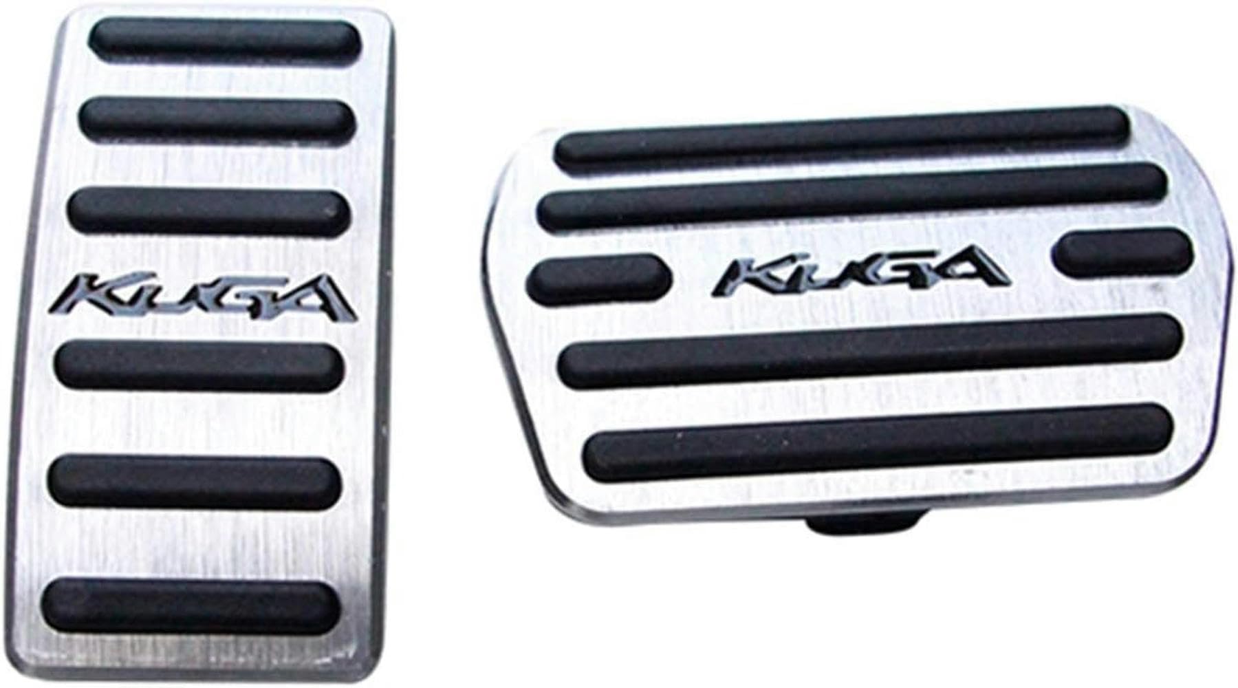 TIWABI Aluminium Auto Gaspedal Bremspedale Pads Abdeckung Fall, für Ford Kuga Escape 2012 2013 2014 2015 2016 2017 2019 Auto & Motorrad