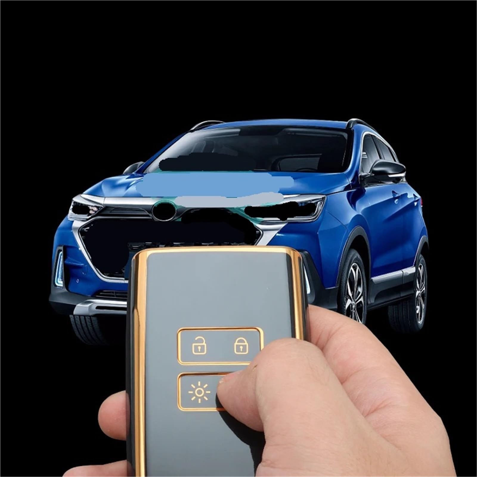 Ochronna obudowa kluczyka samochodowego TPU do Renault Captur Koleos Kadjar | Ultra cienka, odporna na wstrząsy, całkowicie zakrywająca osłona pilota. Łatwy montaż, precyzyjne wycięcia.