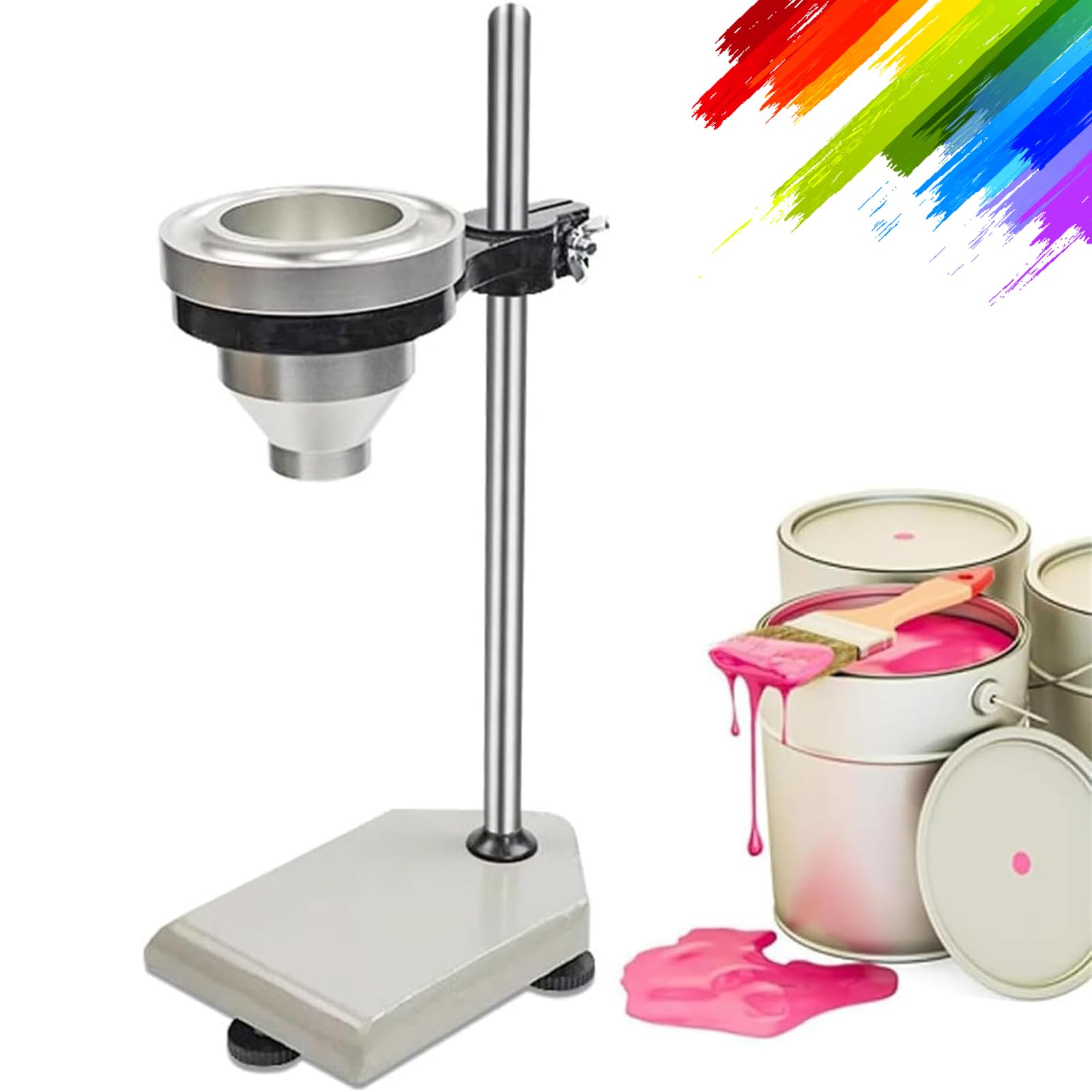 Desktop-Viskositätstester mit verstellbarer Halterung, genaue Messung für Tinte, ideal für Labor und Qualitätskontrolle