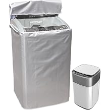 MACHINE WASHER COVER - Durable waterproof fabric, tear resistant washer and dryer protector, UV resistant all-weather shield | Fits most top load or front washers, home laundry, and outdoor use
