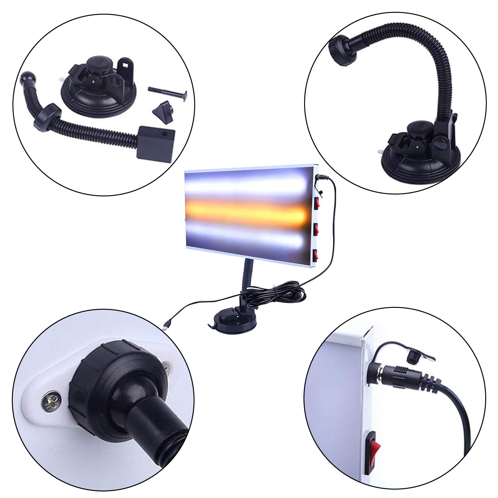 Lampada Dent Removal Luce LED - Paintless Dent Removal con Supporto Regolabile, Strumento di Riparazione Ammaccature Auto