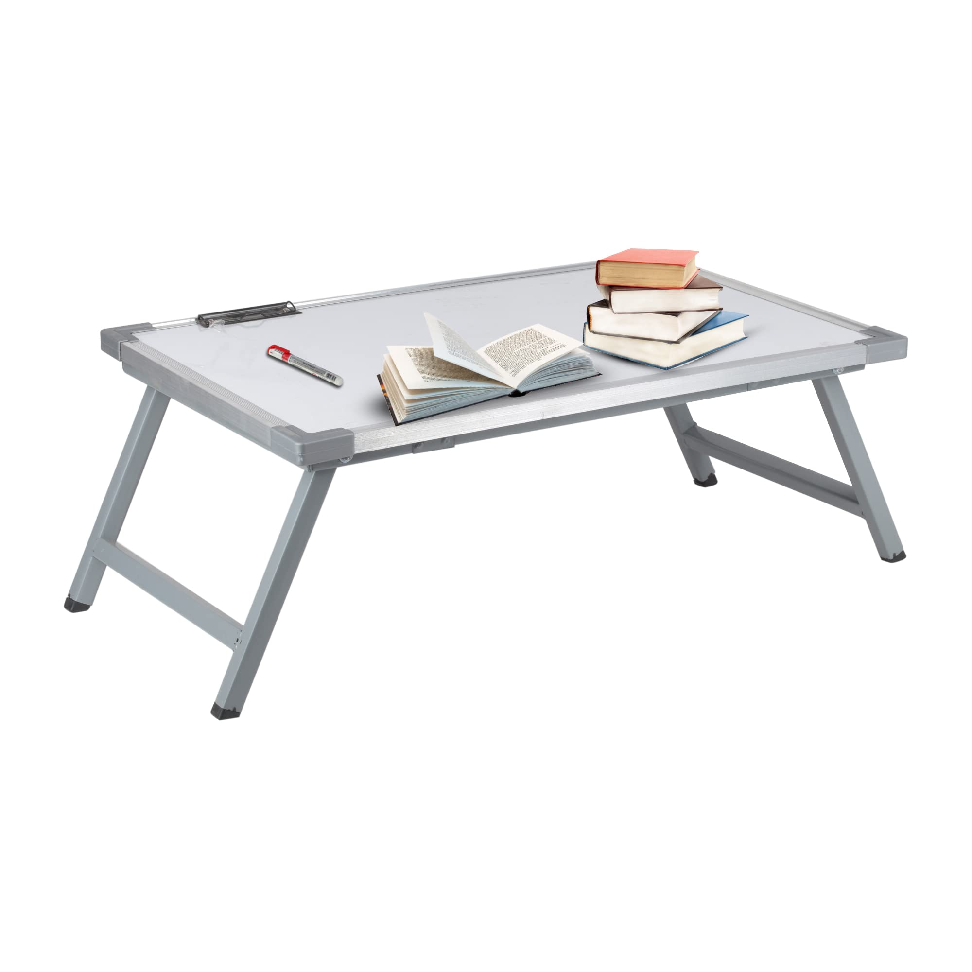 Kiva Multipurpose Laptop Table with White Board Included 2 Marker Pen 1 Duster Size 40x60 (Silver Border) (B0BRQM7VQM) Amazon Price History, Amazon Price Tracker