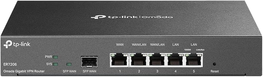 TP-Link ER7206 Omada ギガビットVPNルーター Amazon.com: TP-Link ER7206 Multi-WAN Professional Wired