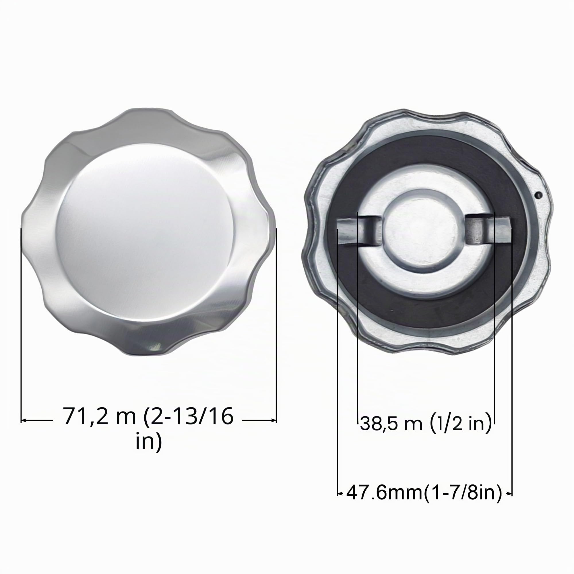 Lot de 2 bouchons de carburant pour Honda GX 120 160 200 240 270 340 390 Coleman CT200u BT200x