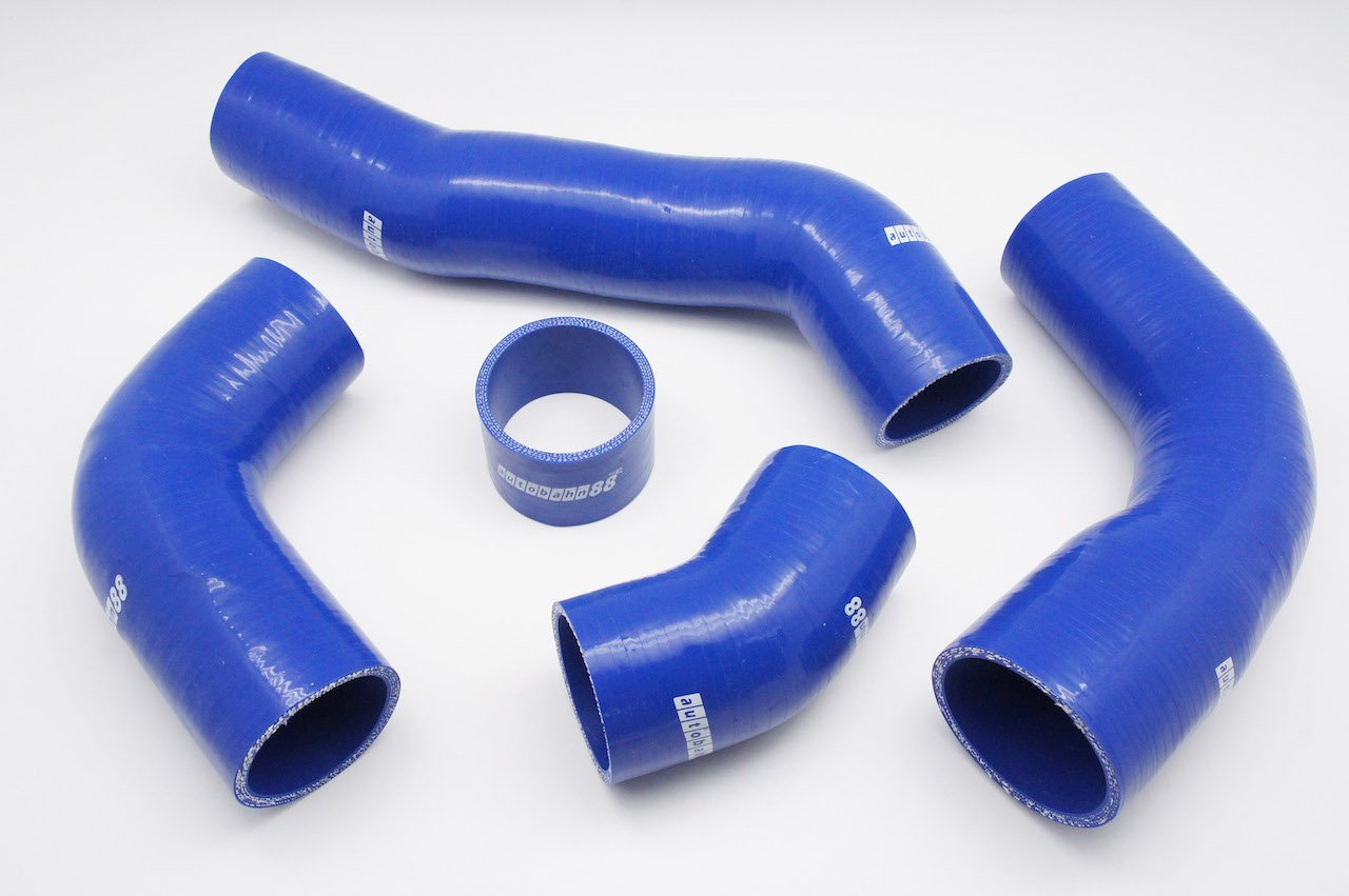Autobahn88 Intercooler Silicone Hose Kit fits for 1997-2002 Toyota Supra Turbo VVTi 3.0TT JZA80 2JZ-
