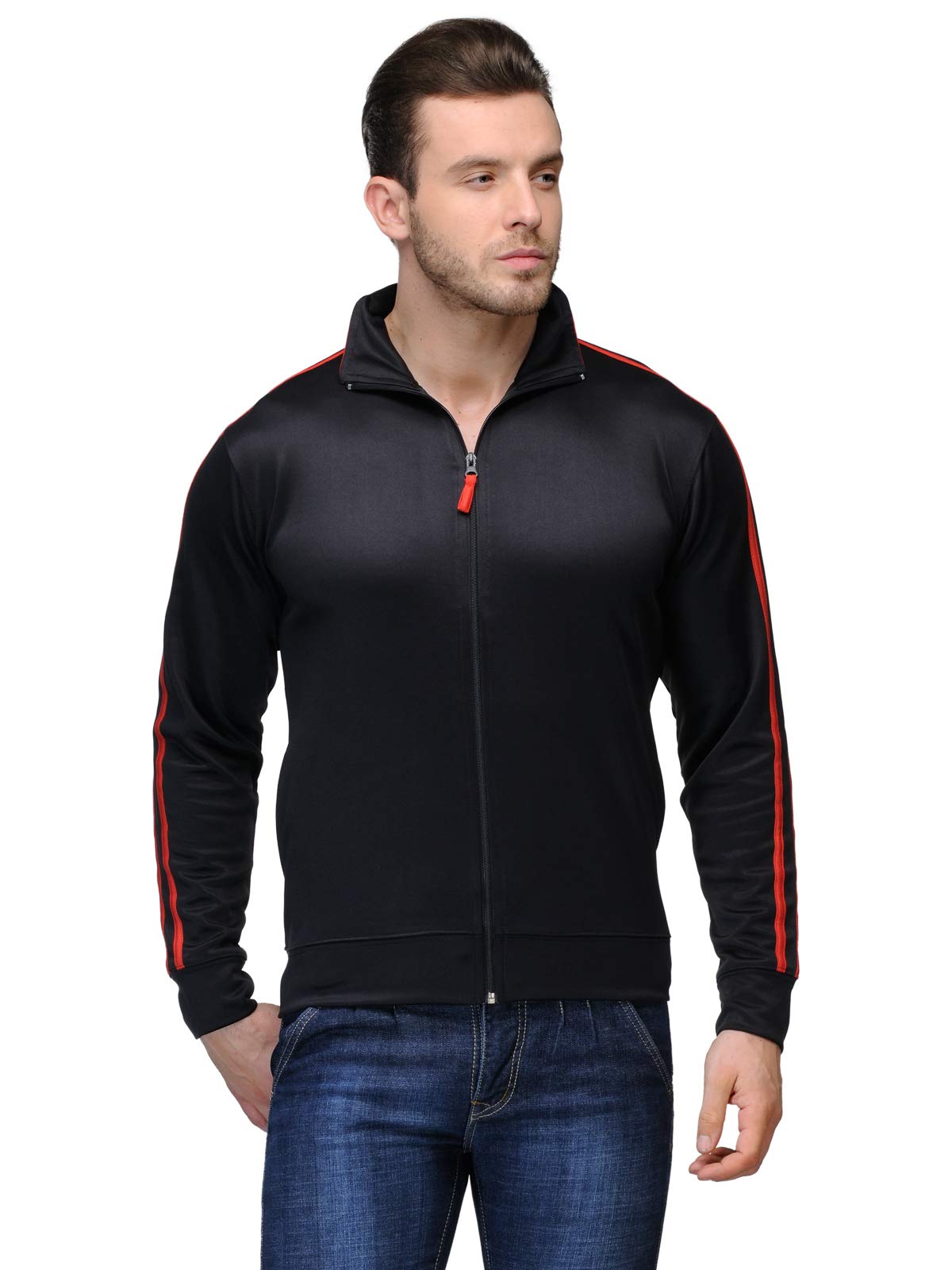 Buy Scott International Synthetic Men's Solid Regular Jacket (Ss18