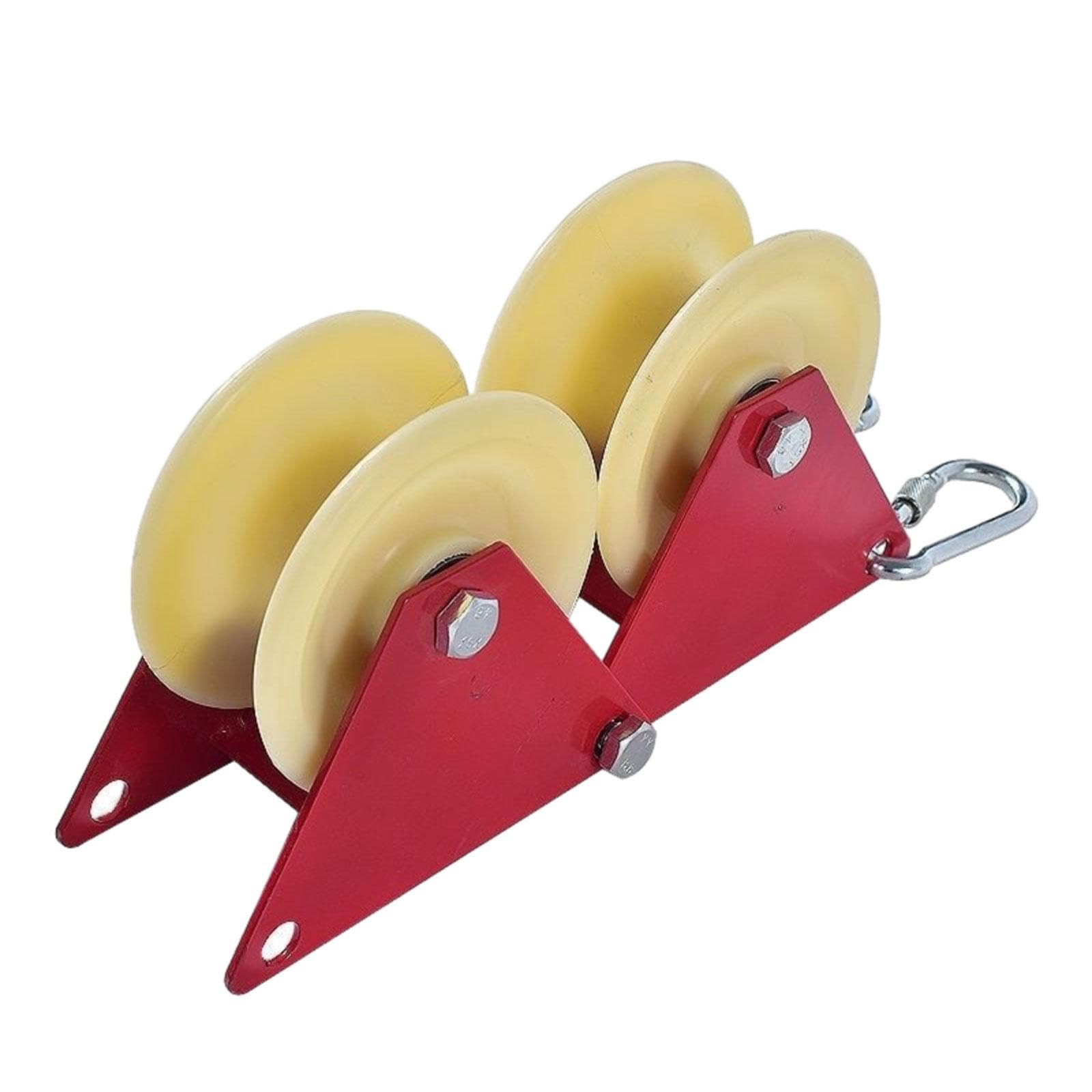 harayaa Poulie rétractable à Corde, rainure de Roue, libération de Corde, Corde de sécurité, poulie Manuelle pour Le Rappel