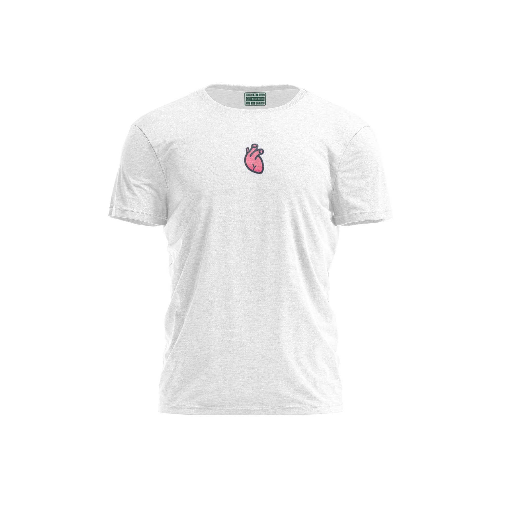 Bona Basics Men's BUTSWI-104318 T-Shirt, White, XL