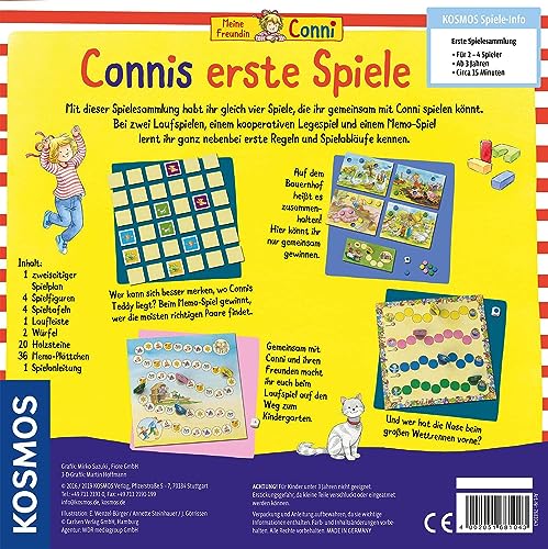 Motorikspielzeug Kosmos 681043 Connis erste Spiele für Kinder