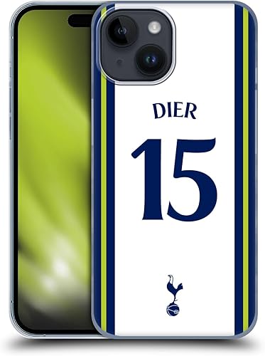 Miniatura 10 de Head Case Designs Officially Licensed Tottenham Hotspur F.C. Cristian Romero 202223 Players Home Kit Hard Back Case Compatible with Apple iPhone 15