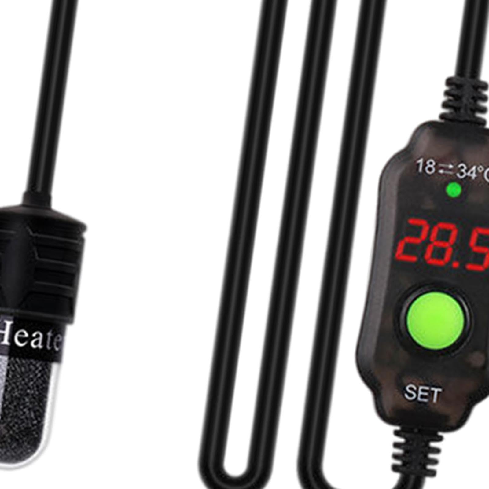 kowaku Aquarium-Heizung, Tauch-Thermostat, Heizstab, USB-Einstellbarer Temperaturregler für Haustier-Trinkwasser, Hornfrosch-Pool