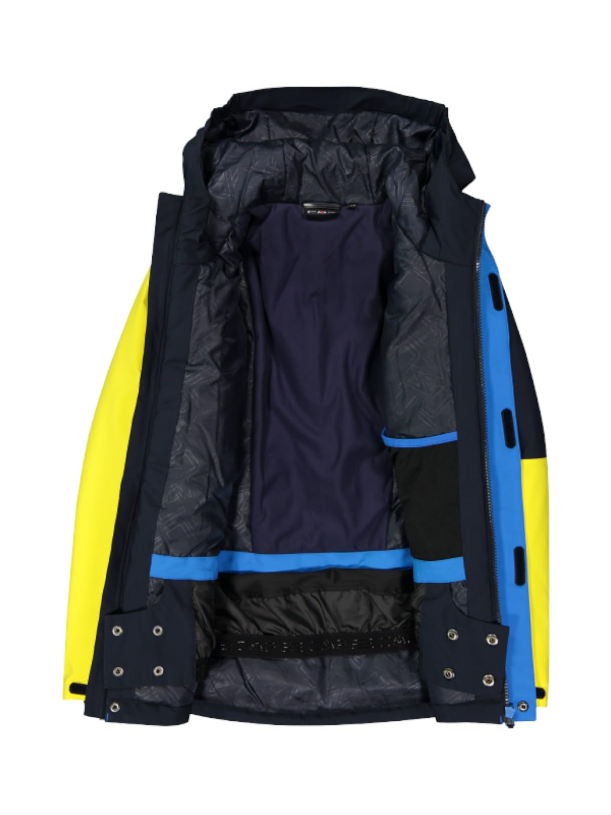 CMP Giacca da bambino FIX Hood B.Blue-Royal Blue Winter Sun