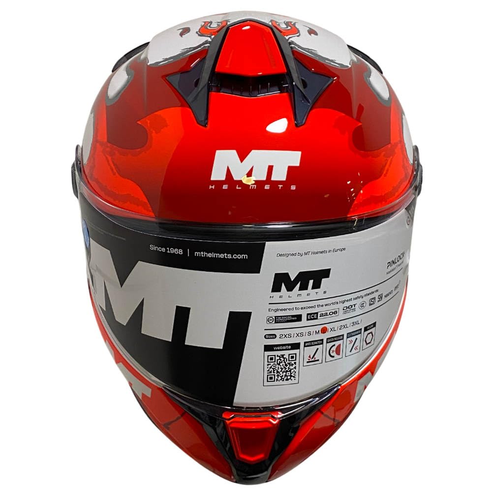 MT Targo S Designed Yamanaka Brillo - Casco de Moto Integral Homologado 22.06