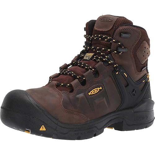 KEEN Utility Men's Dover 6" Composite Toe Waterproof Industrial Work Boots