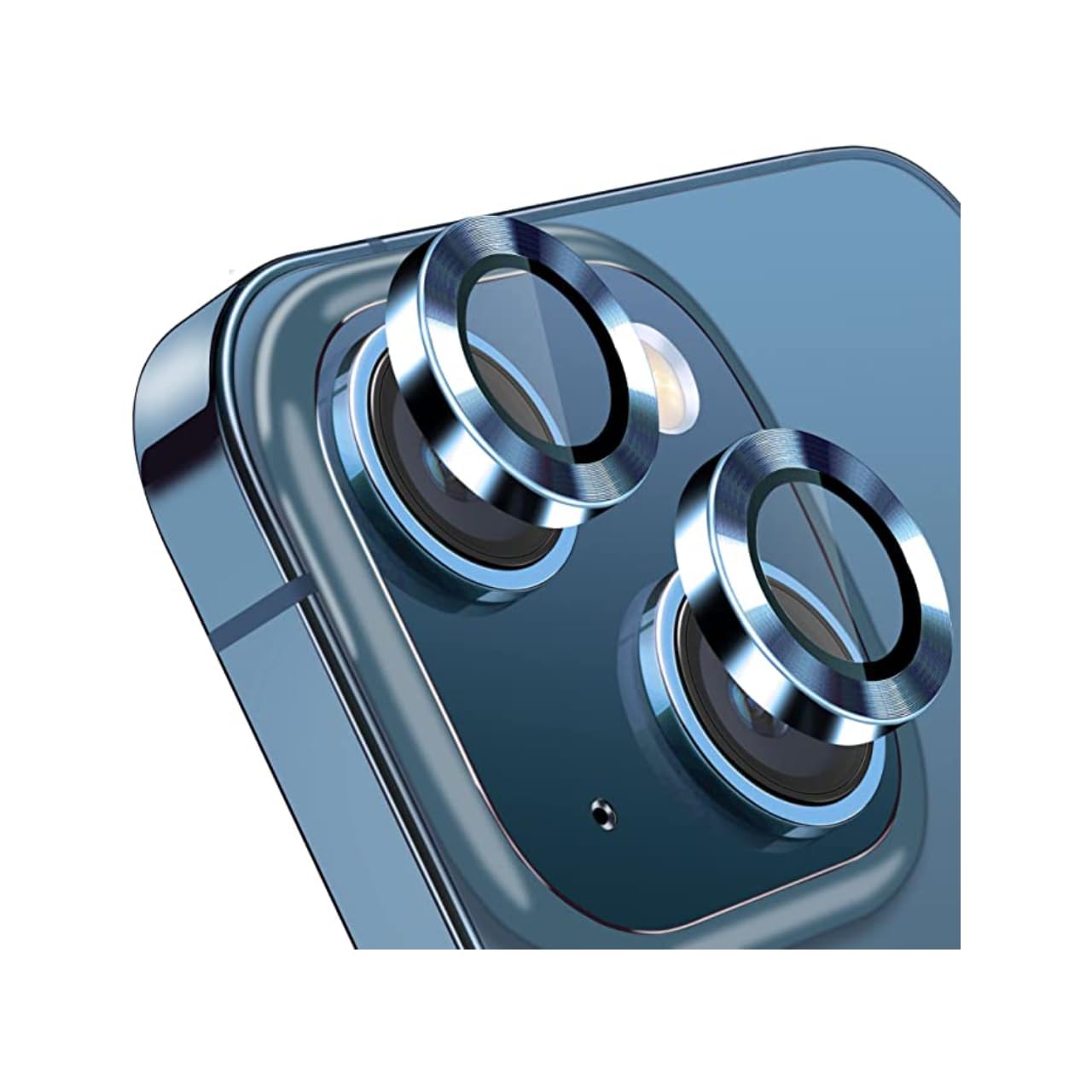 DIGI CORE Camera Lens Protector Compatible With Apple iPhone 14/14 Plus Keep Original Camera HD Glass Camera Lens Screen Cover Film For iPhone 14/14 Plus Blue