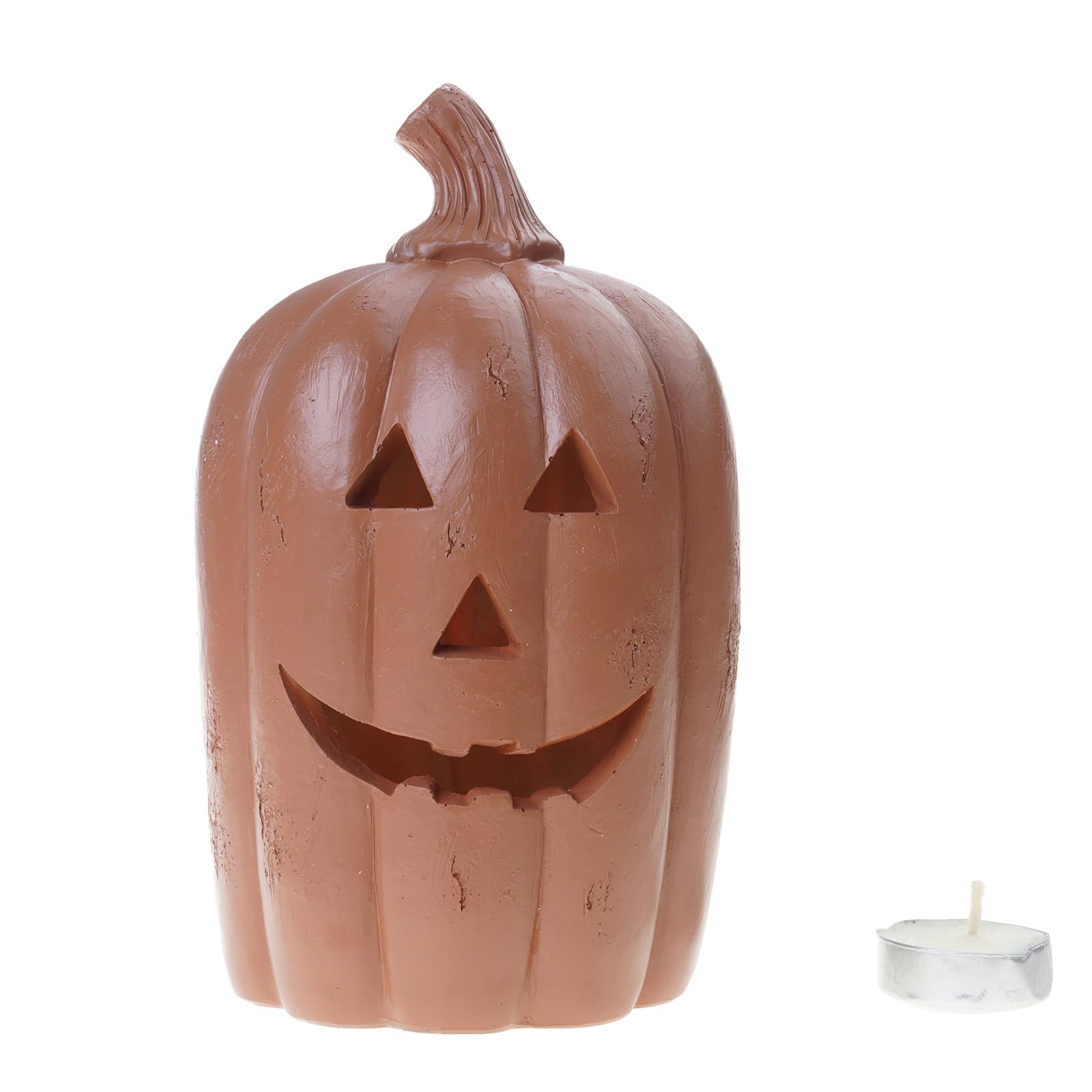 Msioytog Halloweens Pumpkin Light Decoration Light Cover Sturdy Resin Craft for Party Indoor Outdoor Festival Atmospheres Holiday Decoration