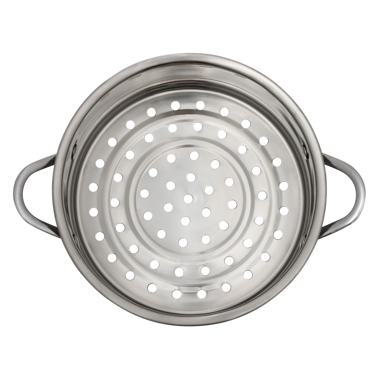 Vassoio Per Cottura A Vapore In Acciaio Inox 304: Supporto Rotondo Per Pentola A Pressione (48 Cm, Diametri Vari)