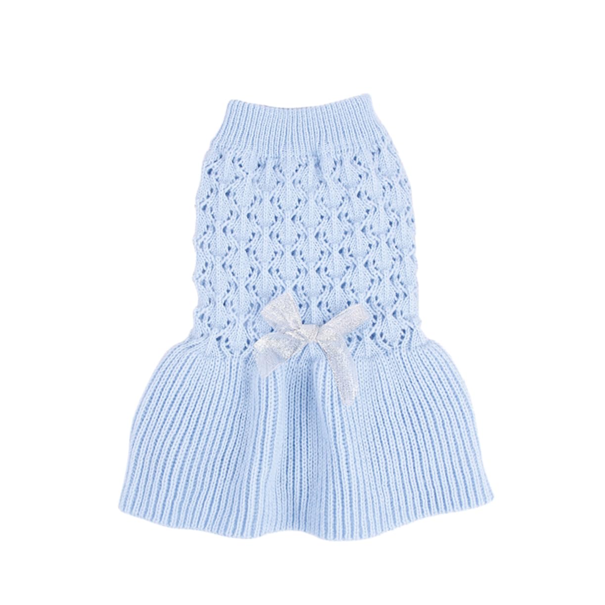 FOMIYES 2stücke Hundepullover Für Kleine Hunde Und Katzen Bequemer Frühlingsstrick Zwei-beinige Bekleidung Süßes Wollkleid Blau s Für Alltag Und Besondere Anlässe