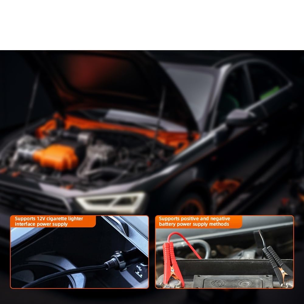 Cric a pantografo Martinetto Idraulico 5T 12V per Cambio Pneumatici con Pompa di gonfiaggio Cric Auto Cric a Forbice | Cric idraulico elettrico Per auto
