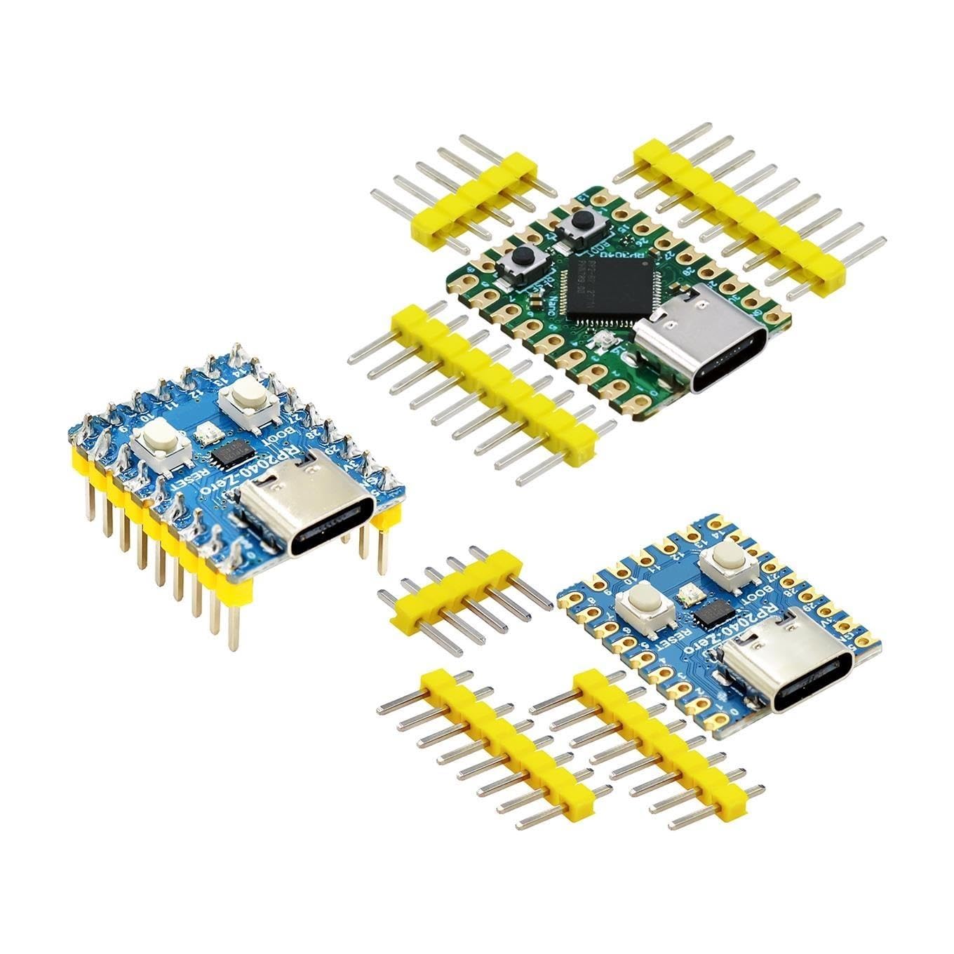 Carte de développement de microcontrôleur Raspberry PI RP2040-Zero, Carte mère PICO, processeur Double cœur, Mini for électro(RP2040-Zero,50PCS)