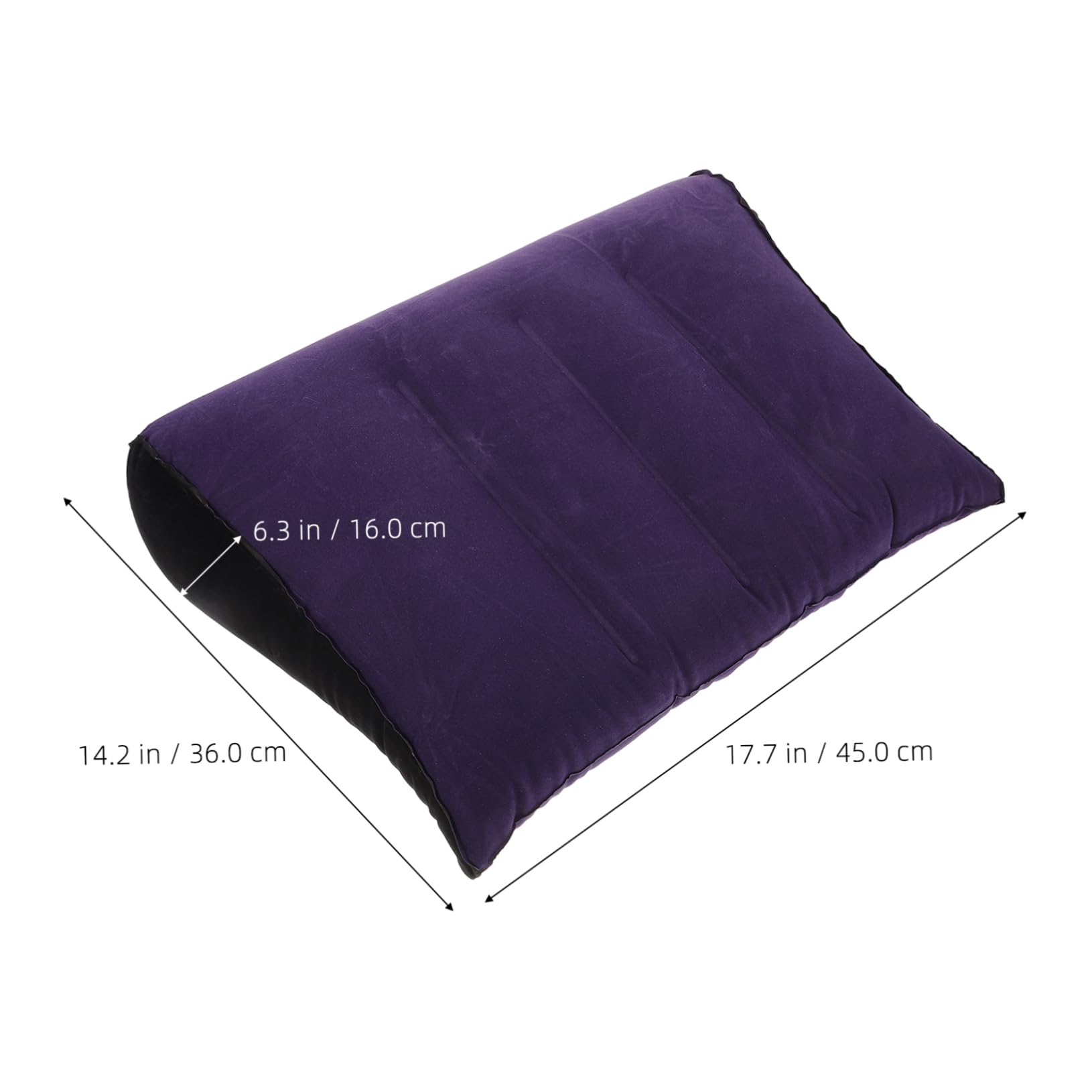 Operitacx Portable Inflatable Pillow Lumbar Support Pillow Travel for Sleeping Seat Cushion Camping