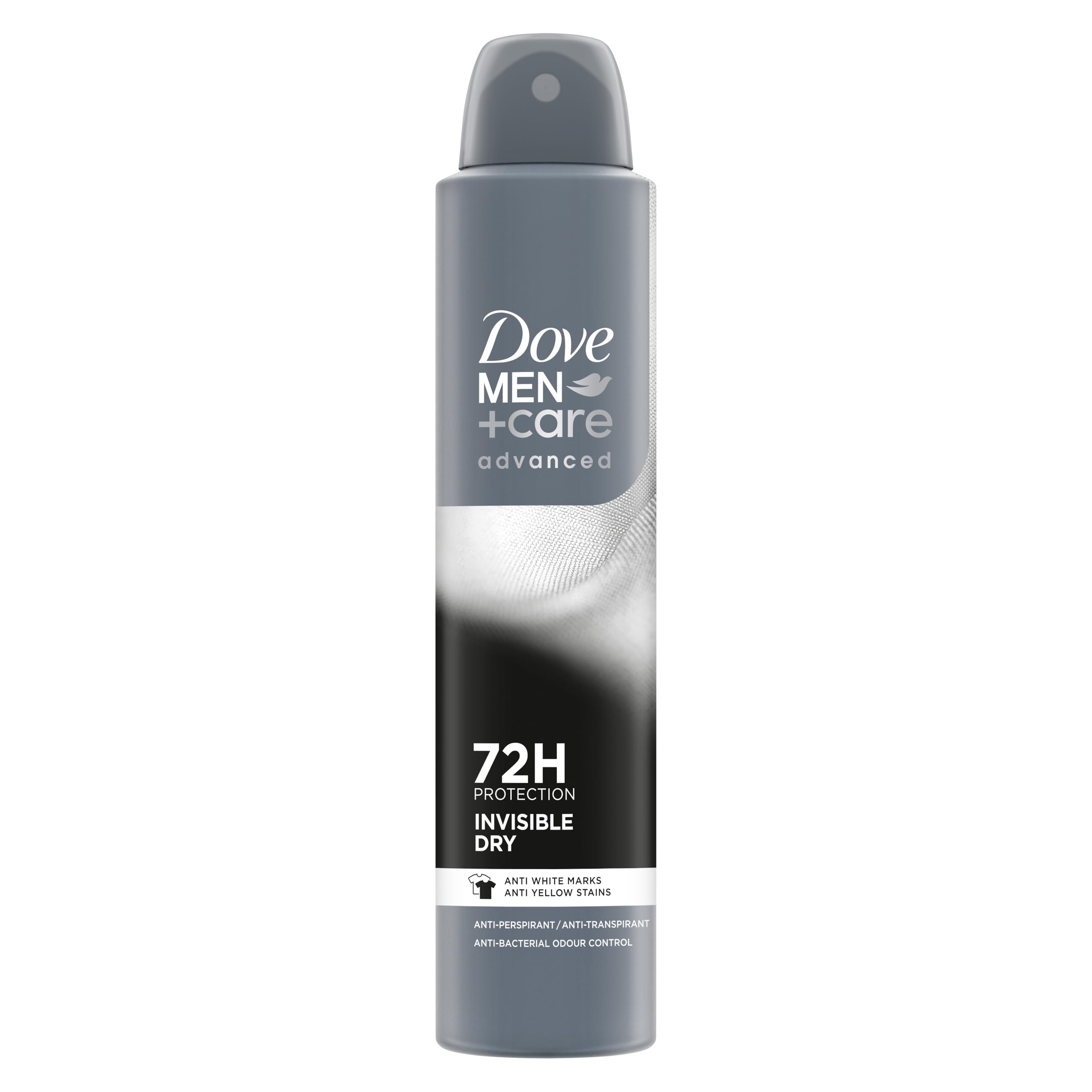 Dove Men+Care Advanced Invisible Dry Anti-Perspirant Aerosol Deodorant Spray with Triple Action technology & ¼ moisturising cream for 72 hour sweat and odour protection 200 ml