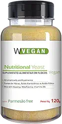 W Vegan Nutritional Yeast Flocos Sabor Parmesão Free 120G