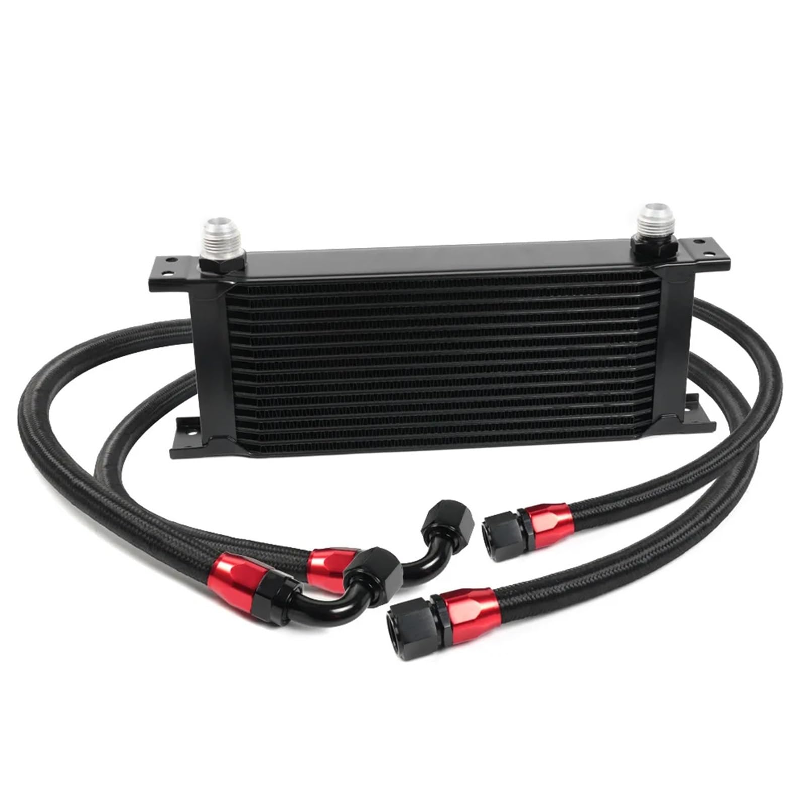 Radiador de Aceite Universal para Motor de 10 y 15 Filas, Kit de Enfriador de Aceite AN10, Adaptador sándwich para Filtro de Aceite.