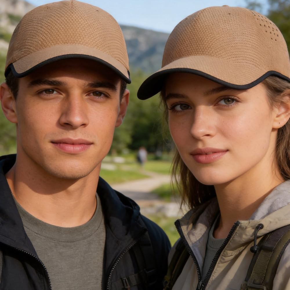 Seamless Packable Lightweight Sports Baseball Cap, Ultra-Breathable Quick-Dry Hat, Portable Travel Tennis Golf Cap
