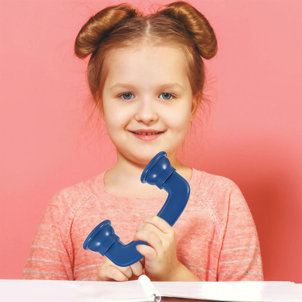 8 Piezas Teléfono Susurro Educativo para Juguetes Auditivos de Retroalimentación Coloridos para Corrección Fonética y Aprendizaje Temprano