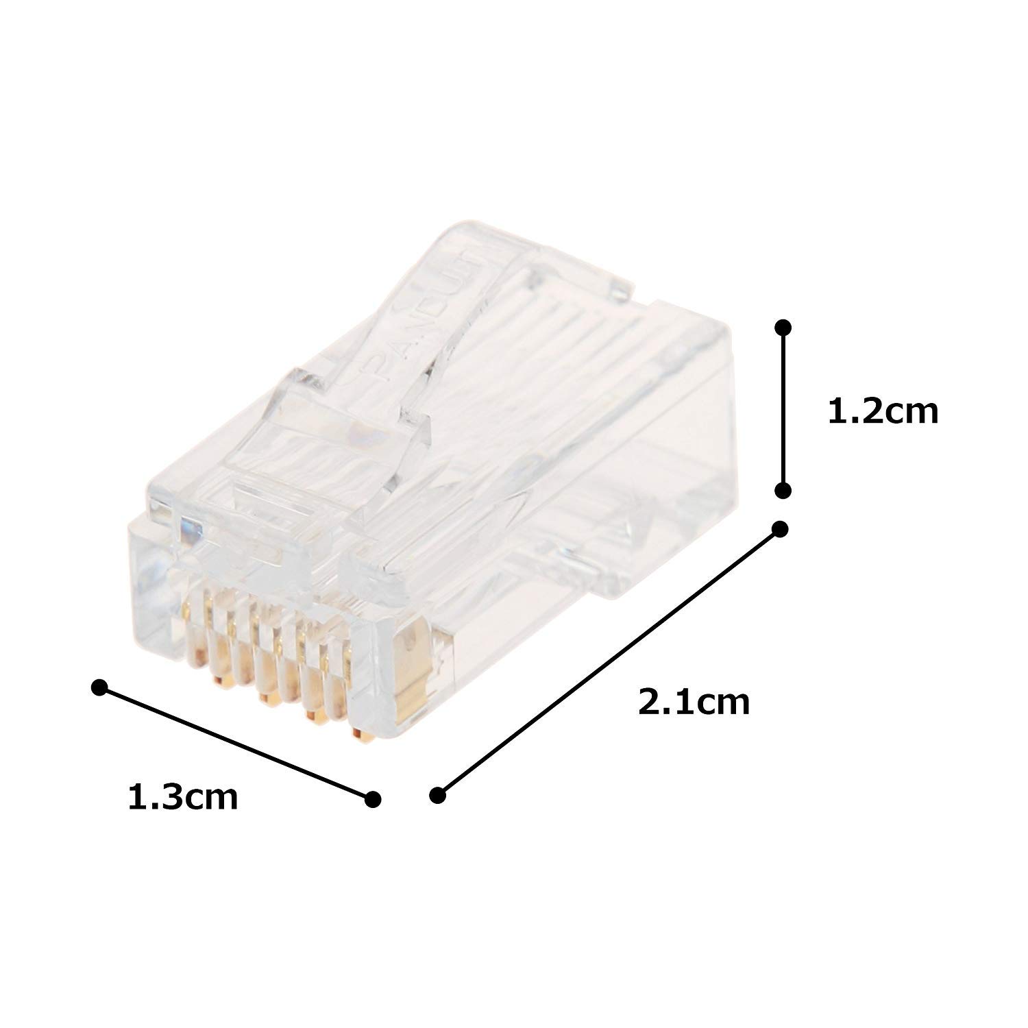 PCケーブル・コネクタ PANDUIT Cat5e RJ45 Amazon.com: PANDUIT MP588-L Modular Plug, CAT5E, UTP, 8POS