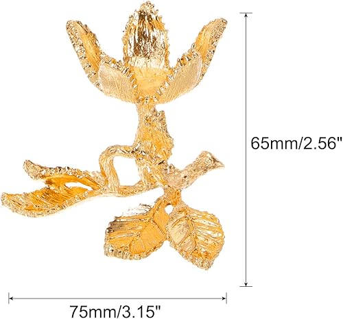 Miniatura 2 de MECCANIXITY Soporte de exhibición de bola de cristal de aleación de tamaño pequeño soporte de huevo de lujo de lujo decoración soporte dorado para