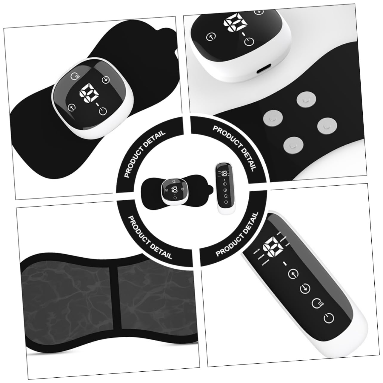 Mobestech 1zestaw Inteligentny Masażer Szyi z Usb Wielofunkcyjny Masażer Do Szyi Lekki i Trwały Idealny Do Relaksu i Ulgi Napięciach Mięśniowych Doskonały Dla Rodziny i Przyjaciół
