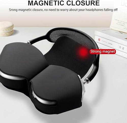 Miniatura 2 de Maxjoy para Apple Airpods Max Funda Inteligente, Funda Protectora de Cuero PU Suave Accesorios para Airpod Max con Modo de Suspensión, Funda de